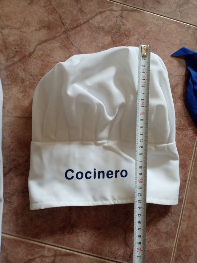 Disfraz Cocinero Infantil Blanco