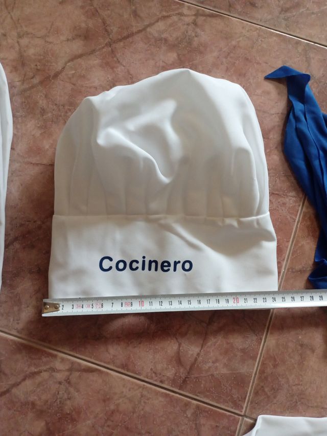 Disfraz Cocinero Infantil Blanco