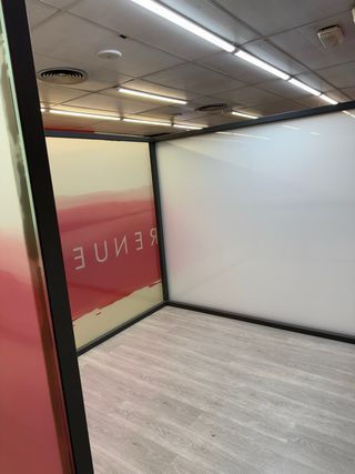 mampara panel divisorio
 de oficina