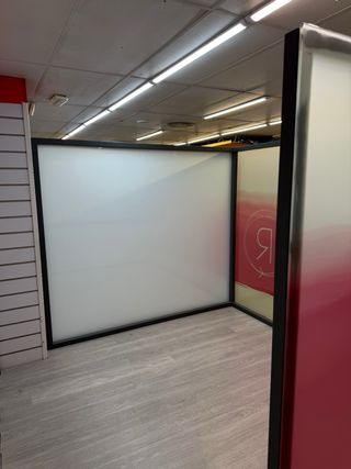 mampara panel divisorio
 de oficina