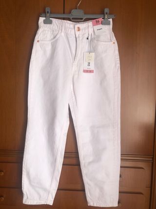 Pantalón blanco señora talla 36