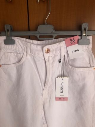 Pantalón blanco señora talla 36