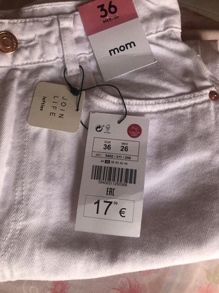 Pantalón blanco señora talla 36
