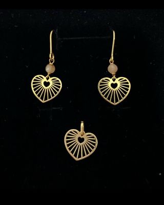 Conjunto 18k Corazón