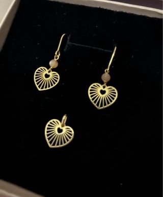 Conjunto 18k Corazón