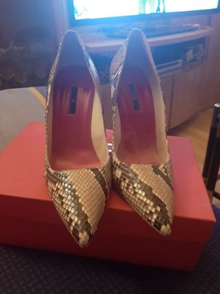 Zapatos Carolina Herrera Piel Pitón