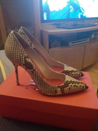 Zapatos Carolina Herrera Piel Pitón