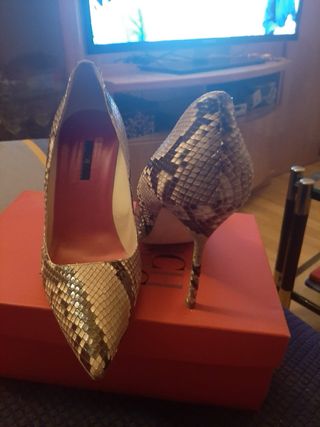 Zapatos Carolina Herrera Piel Pitón
