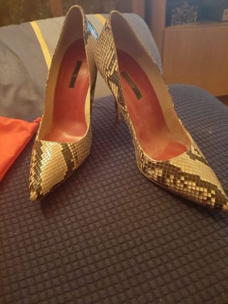 Zapatos Carolina Herrera Piel Pitón