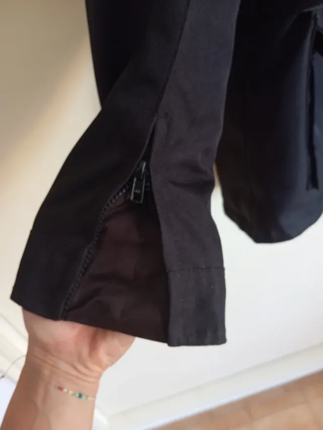 Chaqueta de moto negra