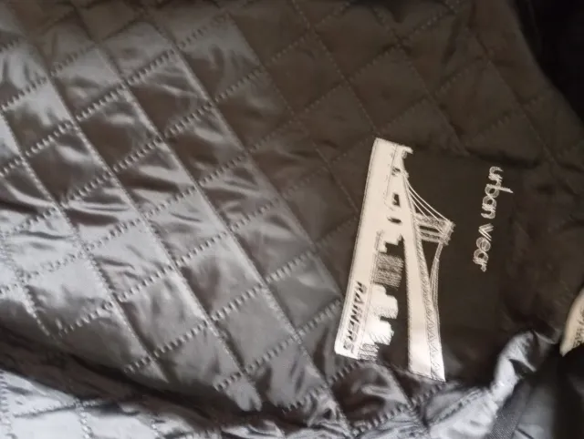 Chaqueta de moto negra