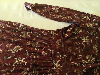 Vestido midi, estampado suave mujer