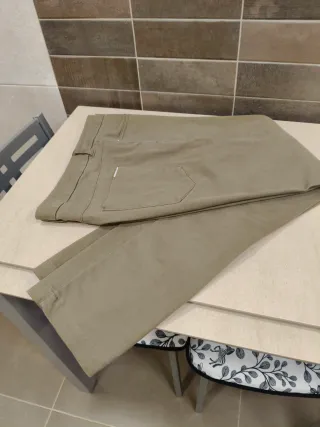 Pantalón Mango Verde Talla 46