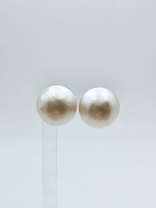 Pendientes Oro 18K Perlas 6,50gr 1,5cm