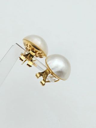 Pendientes Oro 18K Perlas 6,50gr 1,5cm