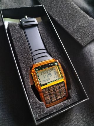 Reloj Databank 25 Vintage Transparente