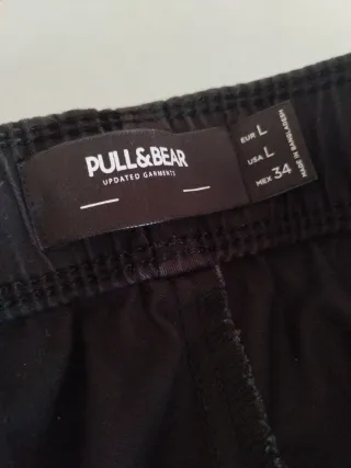 Pantalón cargo negro