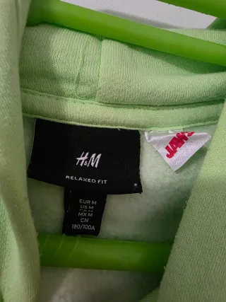 Sudadera Jaws Tie-Dye Verde y Blanca