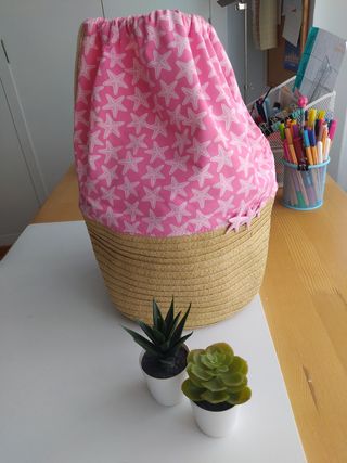 Saco/bolsa/mochila de verano con estrellas de mar