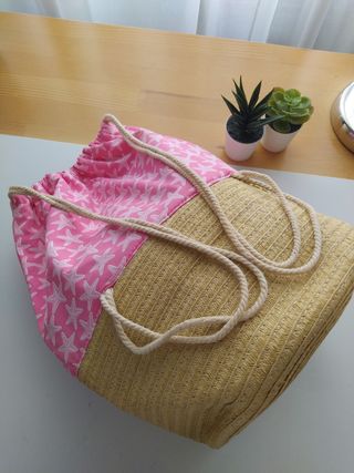 Saco/bolsa/mochila de verano con estrellas de mar