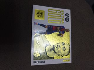 Cromo Extra Gold Raphinha FC Barcelona
