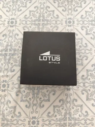 Pulsera Lotus Cuero Trenzado Marrón y Plata