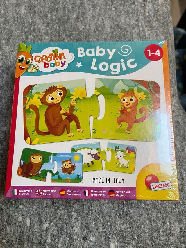 Carotina Baby Logic Lisciani Puzzle 1-4 Anni