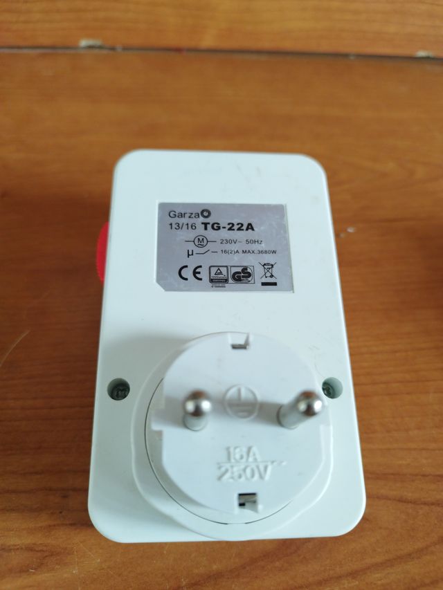 Temporizador analógico Garza 3680W