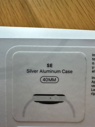Apple Watch SE 40mm Aluminio Plata