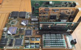 Placa Cyrix 486 DLC + 4 Tarjetas ISA