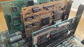 Placa Cyrix 486 DLC + 4 Tarjetas ISA