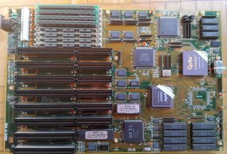 Placa Cyrix 486 DLC + 4 Tarjetas ISA