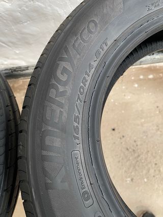 2x Nuevo 165/70 R14 81T Hankook Kinergy Eco 