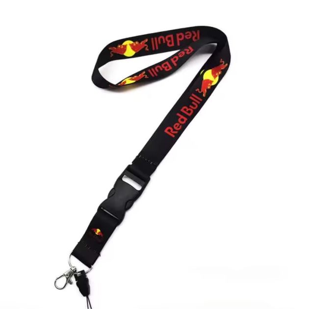 Lanyard Red Bull Negro y Rojo