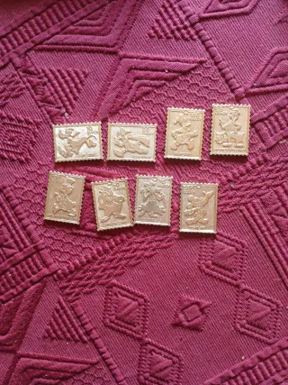 8 Rari Francobolli Operazione Quack Disney