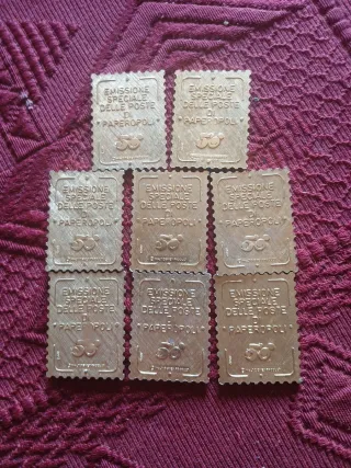 8 Rari Francobolli Operazione Quack Disney