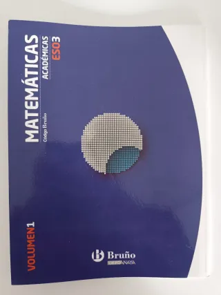 Código Bruño Matemáticas Académicas 3 ESO - 3 v...
