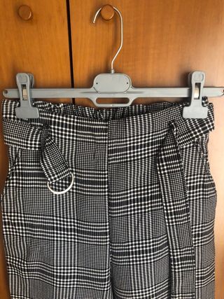 Pantalón de cuadros mujer Talla S