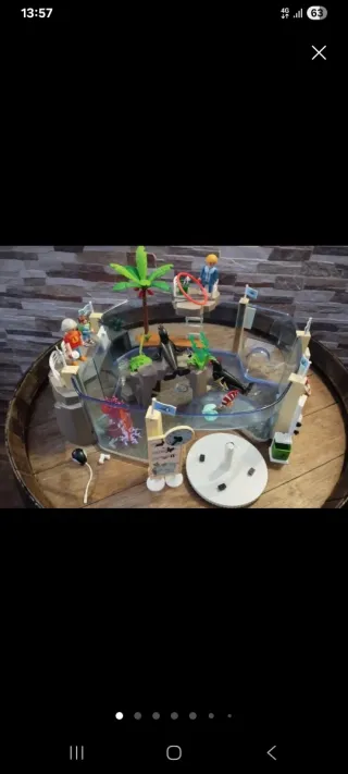 Lote Playmobil Acuario y Centro Mascotas