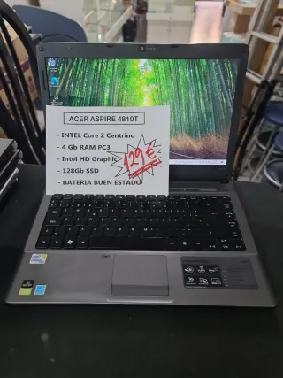 Acer Aspire 4810T Intel Core 2 Centrino