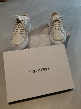 Zapatillas Calvin Klein Beige Mujer