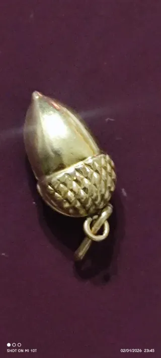 Colgante Bellota Suerte Oro