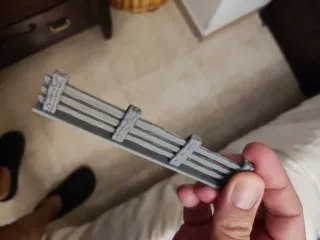 Vallas de madera para maquetas