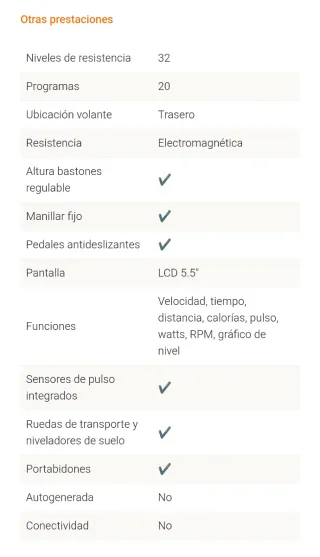 Bicicleta Elíptica Reebok GX40s