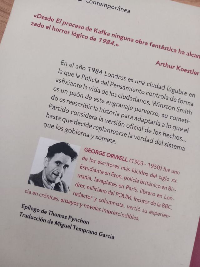 Libro 1984 George Orwell