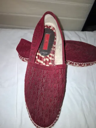 Zapatos planos rojos Carolina Herrera mujer