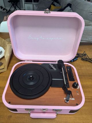 Tocadiscos Crosley Rosa y Marrón