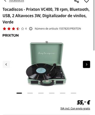 Tocadiscos Crosley Rosa y Marrón