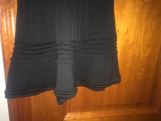 Vestido negro largo de punto talla M Hoss Intropia