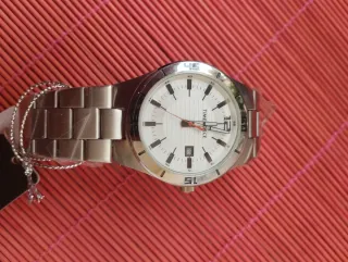Reloj TIME FORCE Plata y Blanco